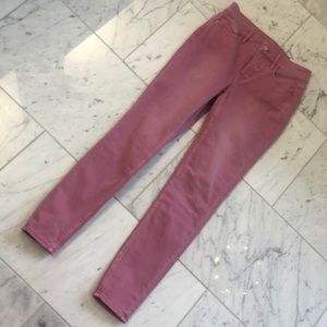 White House Black Market high rise skinny jean.